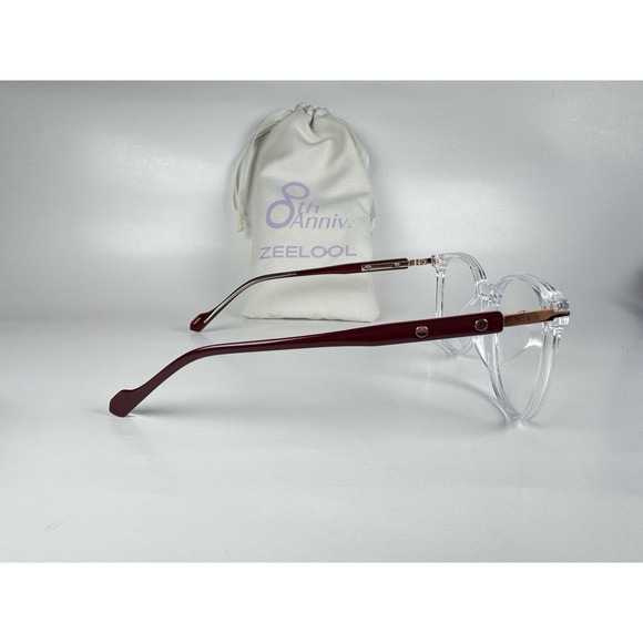 ZEELOOL‎ Eyeglass FRAMES ONLY! Crystal- 48120 C3 54 18-145 - Picture 3 of 8
